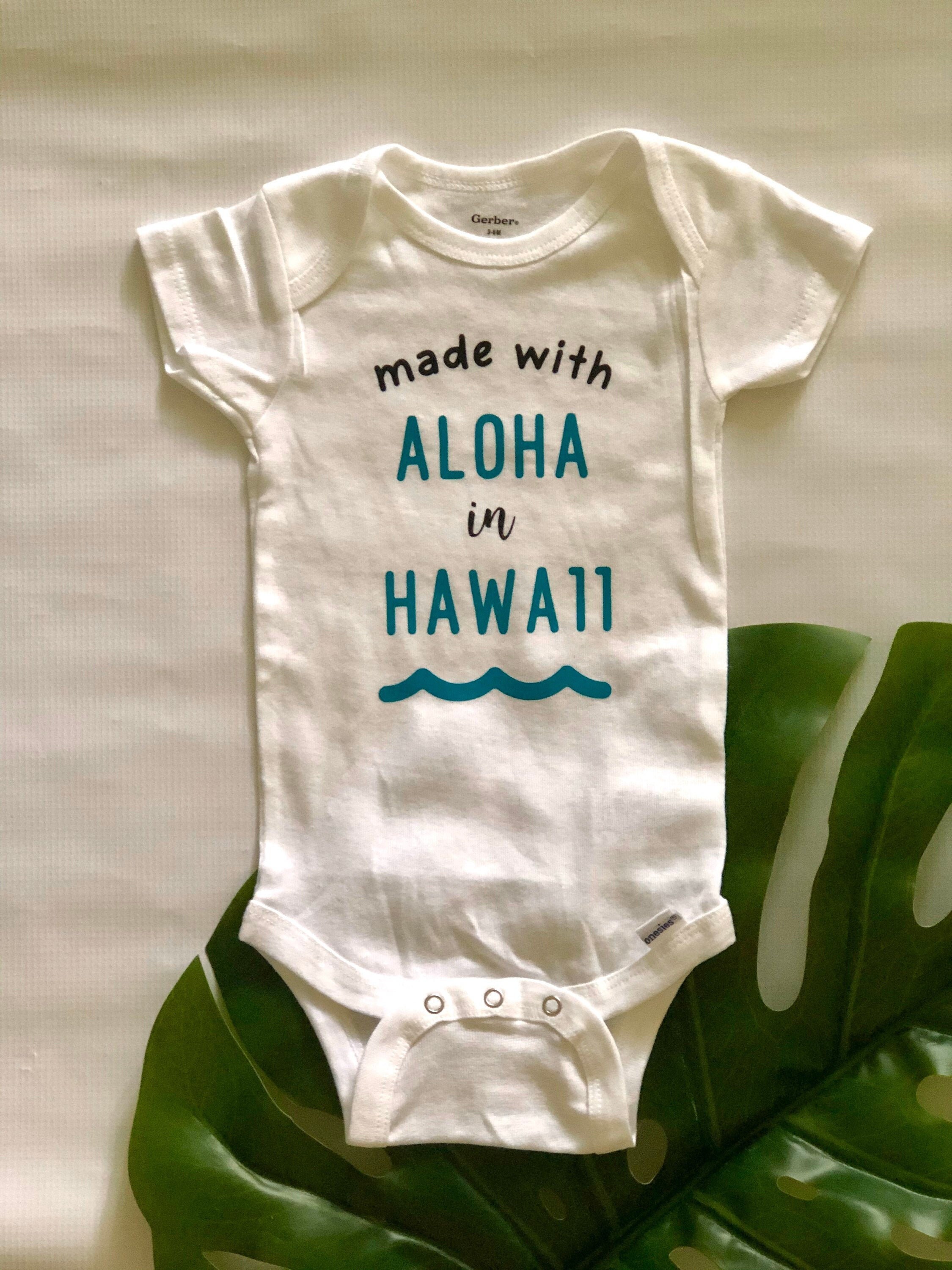Made with Aloha in Hawaii Onesie or toddler tee. Hawaii Made | Etsy