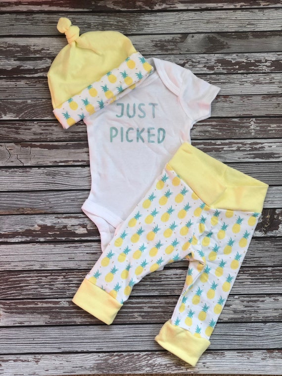 newborn baby yellow outfit