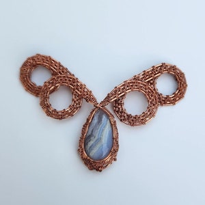 Blue Lace Agate Pendant