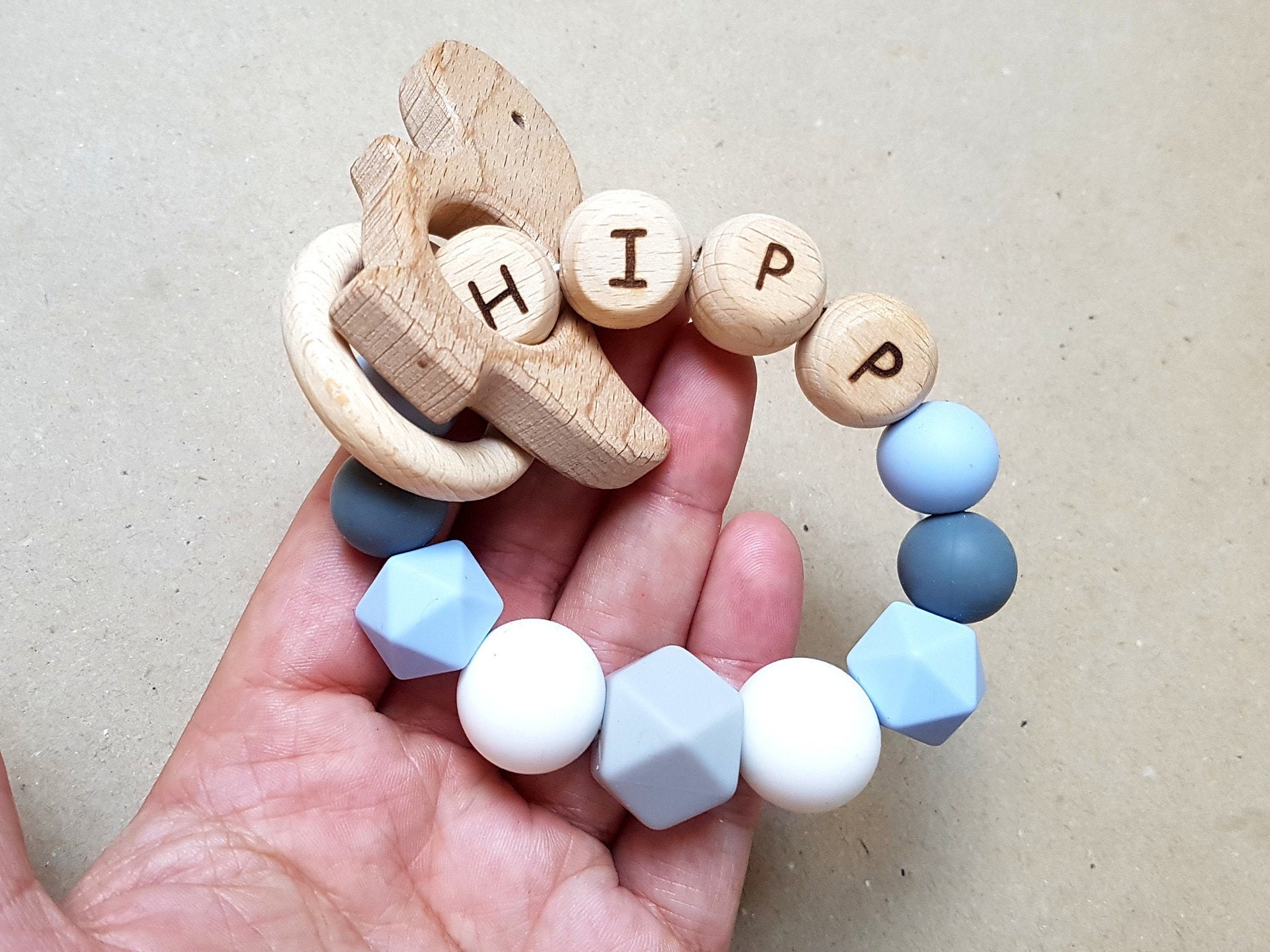 Personalized Baby Boy Rattle Dino Rattle Baby Shower Gift - Etsy