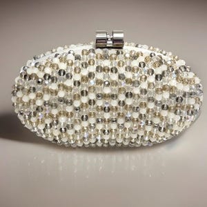 White Crystal Clutch - Etsy display picture 3
