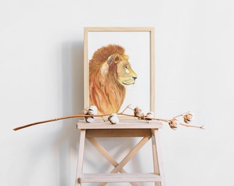 Maurice the Lion Limited Edition Print