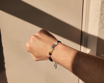 Zartes Armband, Kristallarmband, Geldarmband, Glücksarmband, Armband für Wohlstand und Reichtum, Geldstein, Steinarmband