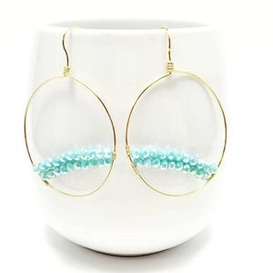 Dainty earrings, Crystal hoop earrings, big hoop earrings, gold hoops, Gold hoop earrings, big gold hoops, gold fill hoops, hypoallergenic