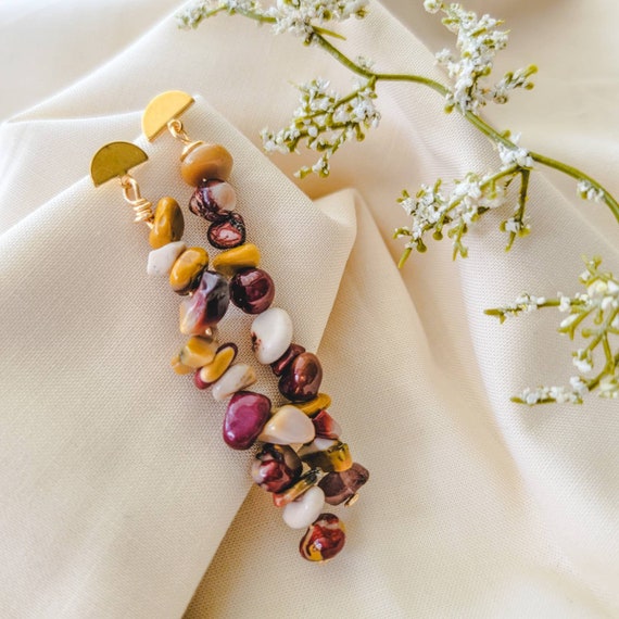 Mookaite earrings best sale