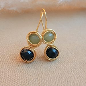 Dainty minimalist earrings, tini earrings, huggie earrings, crystal earrings, drops earrings, dropping earring, minimalist earring