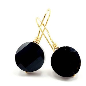 Black Crystal Drop Earrings, Dropping Earring, Tini Earrings, Minimalistic Earring, Small Earrings, Crystal Drop Earrings, Huggie Earrings
