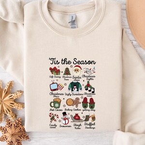 Tis The Season Sweatshirt, Christmas Tis The Season Sweatshirt, Merry Christmas Shirt, Christmas Sweatshirt, Cute Winter Hoodie