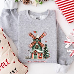Small Town Christmas Sweatshirt, Christmas Sweatshirt, Country Christmas Shirt, Christmas Sweater, Holiday Gift, Farmer