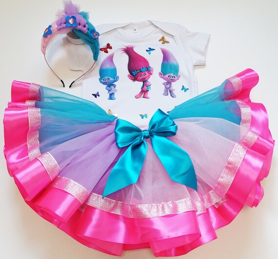 trolls tutu set