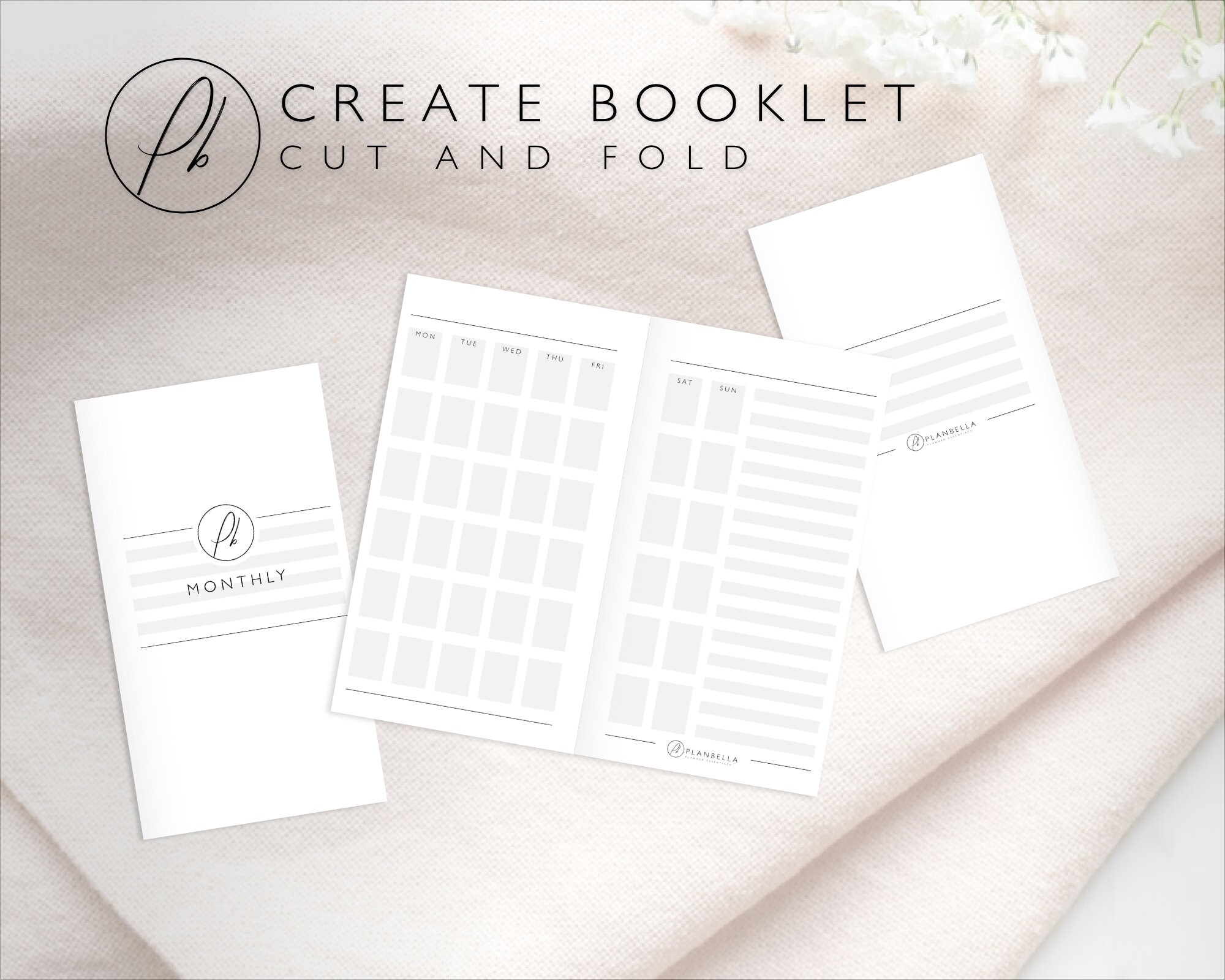 Personal Monthly Planner | Printable Inserts | Traveler's Notebook ...