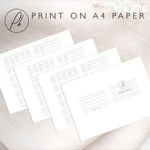 TN Regular/standard Printable Inserts for Travelers Notebook Midori ...