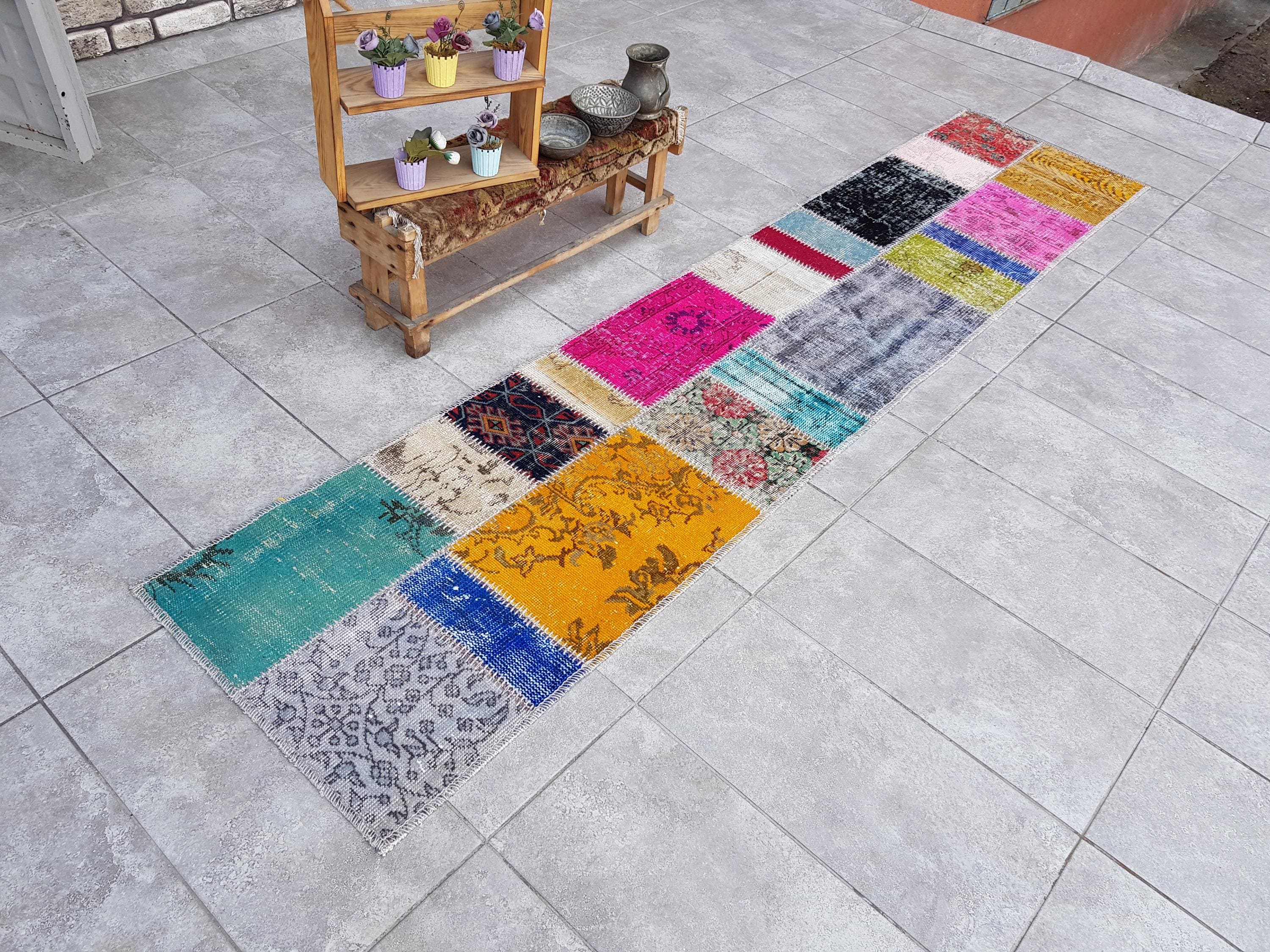 H.P. DECO トルコキリム パッチワークラグ 約205x300cm H.P. DECO