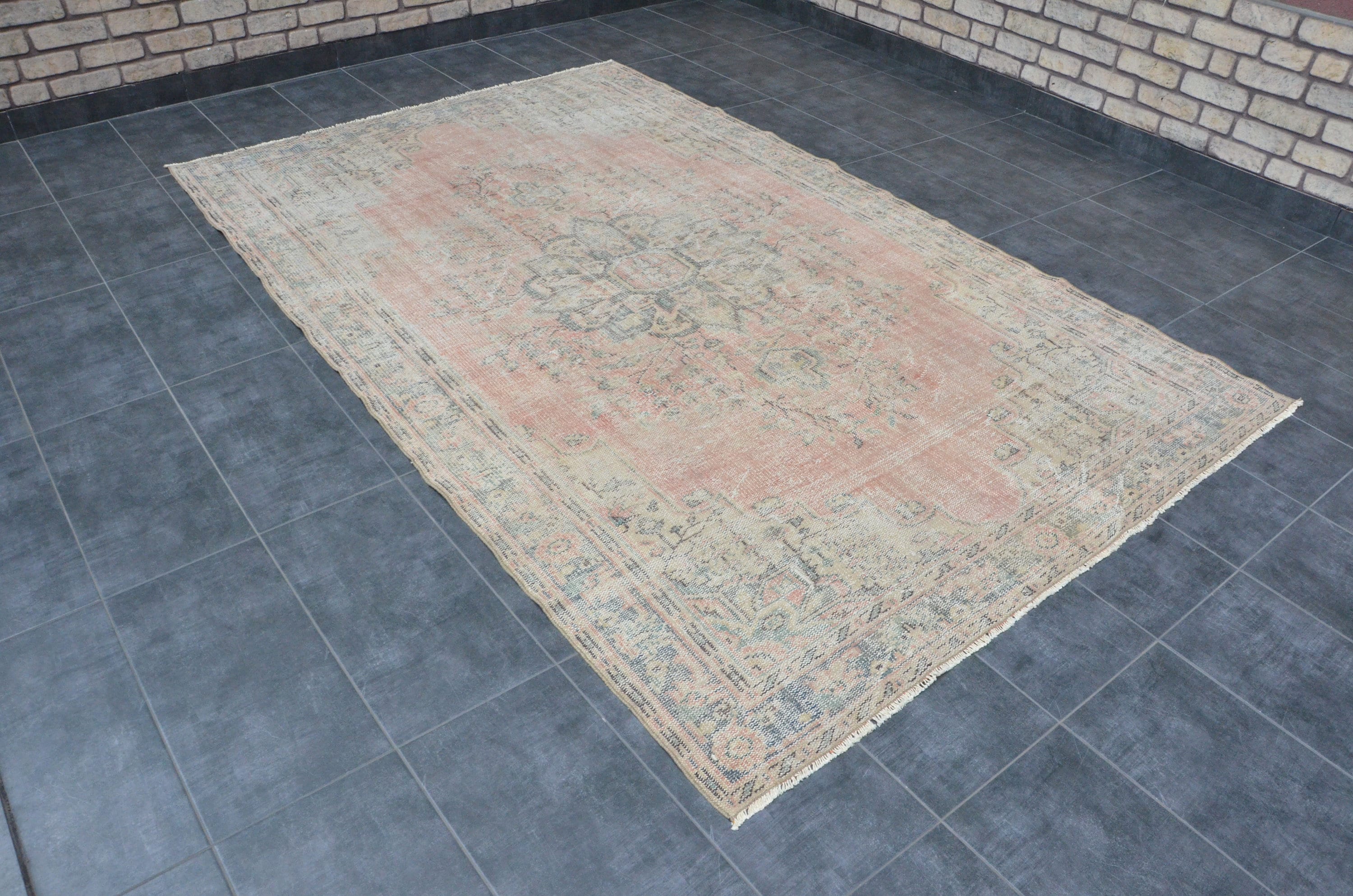 Alfombra única 9'3'x5'9'alfombra de gran | Etsy