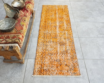 Türkischer Teppichläufer, Vintage Anatolischer Kilim (126 x 45 cm)