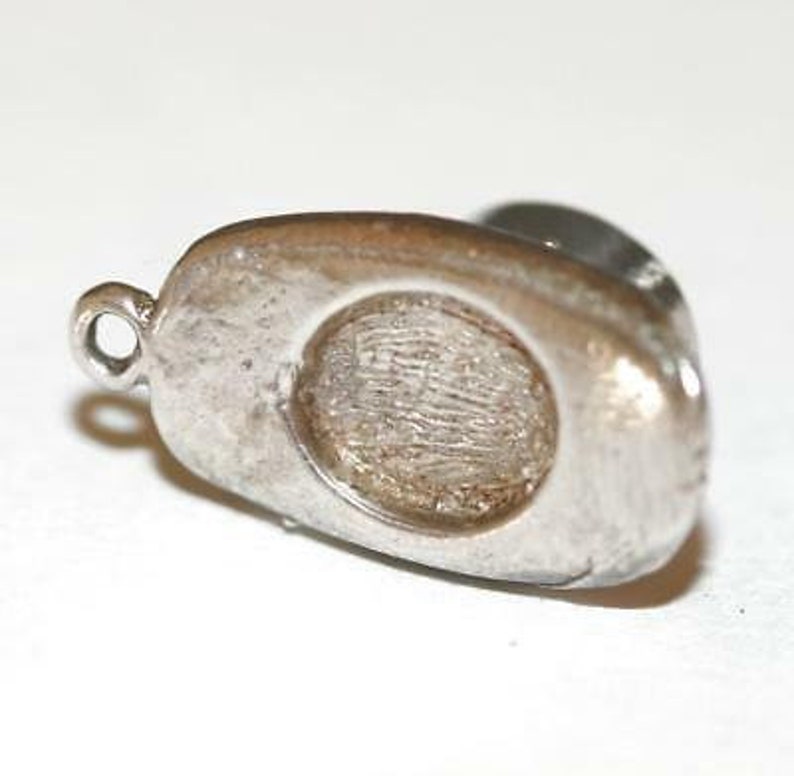 Opening Magicians Top Hat And Rabbit Sterling Silver Vintage Bracelet Charm 2.5g