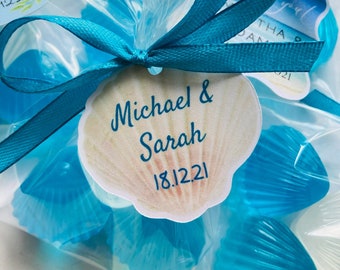 20 Beach wedding favors in bulk Ocean theme party favors for beach wedding guests invitation for lagoon marriage destination guest souvenirs