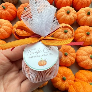 10 pezzi di sapone di zucca bomboniere regali per baby shower autunnali per bomboniere per feste di Halloween, bomboniere per ospiti di famiglia per la cena del Ringraziamento, bomboniere per matrimoni autunnali