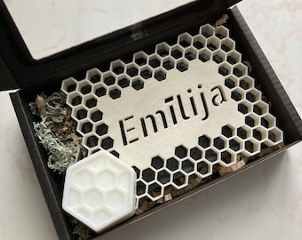 Personalized soap dish, Custom soap tray, Bathroom soap organizer, 3D printed gifts, Zero waste/Biodegradable soap holder, Housewarming gift