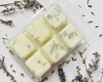 Lavender scented soy wax cubes, Home aromatherapy gift for wife, Soy wax tarts for burner, Housewarming gift, Choose fragrance soy wax melts