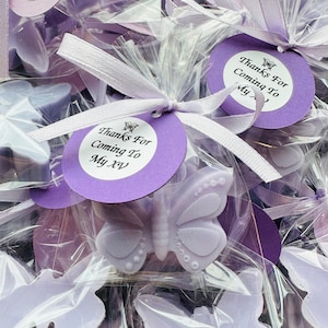40 pezzi di saponette a forma di farfalla, regalo per baby shower, bomboniere per la rivelazione del sesso del bambino, bomboniere in stile romantico, bomboniere per il compleanno di una bambina per gli ospiti