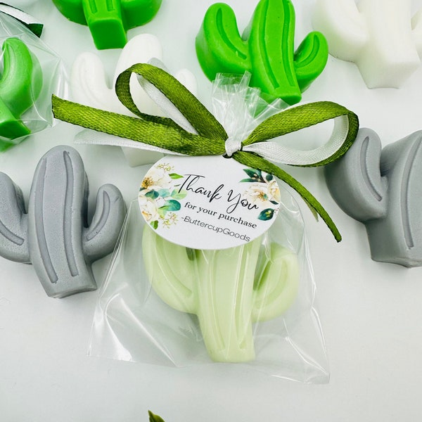 10pcs cactus soap favors for succulent bridal shower gifts, Mexicans style party favors, Cactus thank you gifts, Western party favors desert