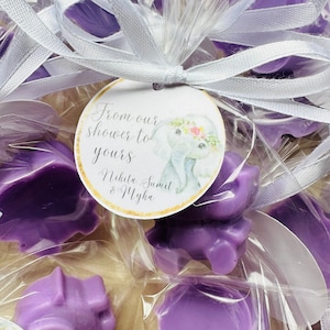 50 peças de sabonetes de elefante fofos decorações de festa com tema Safari, presentes de chá de bebê para menino, lembrancinhas de primeiro aniversário para festa em estilo animal
