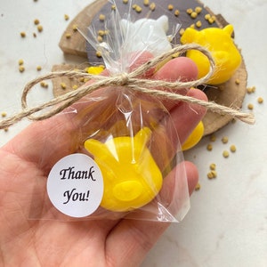 10 pezzi di mini saponi a forma di orso, piccoli regali per baby shower, regali per orsetti per neonati, regali per feste di 1° compleanno a tema orso, regali per saponi al miele