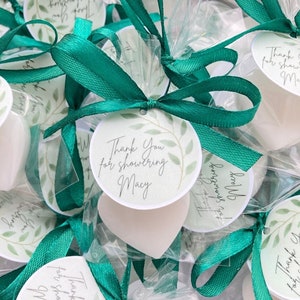 40pz mini saponi a forma di cuore, bomboniere con sapone di farina d'avena bianca, bomboniere per matrimonio a forma di cuore bianco, saponette con semi di papavero, regali di ringraziamento per la sposa