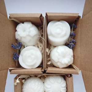 10sets white wild flower soap favors, Bridal shower favors, Lavender wedding mini soap for guests, Thank you gift for mom/gardener/teacher