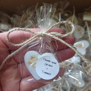 Sapone alla lavanda in miniatura da 20 pezzi, bomboniere di pavone, bomboniere per addio al nubilato, sapone per gli ospiti a forma di cuore piccolo, regali di ringraziamento per il baby shower