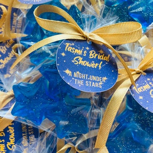 130sets shiny little star baby soap favors, Baby shower star party favors, Nursery theme soap souvenirs, I love you moon and star favor
