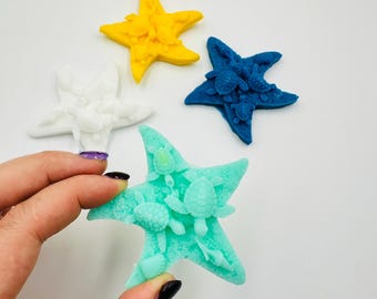 10pcs sea star soap favors Starfish shape soap beach wedding favors Nautical theme favors, Ocean baby shower favors Swim party giveaways