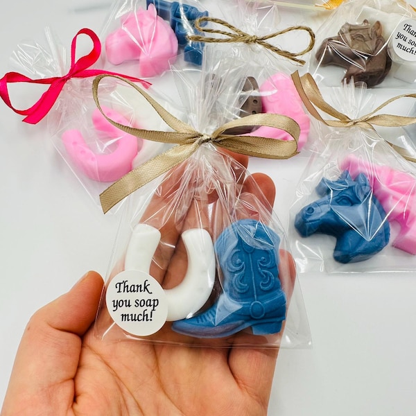 10pcs cowboy themed Soap Favors, Rancher themed party, Country life Favors, Texas party Guest Soaps