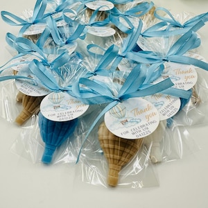 500 pezzi di saponette a forma di mongolfiera, regali per baby shower Up Up and away, bomboniere per feste avventurose, regali per feste di viaggio, bomboniere di ringraziamento per il battesimo