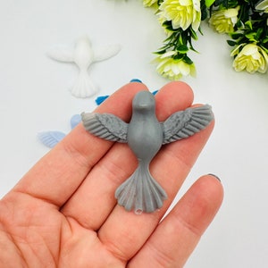 10 pezzi di mini saponette a forma di colomba per battesimo, piccole bomboniere di gratitudine e pace, bomboniere non di genere per gli ospiti per il battesimo, regalo di cresima per la comunione