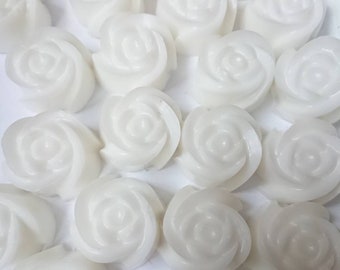 100pcs rose shape soaps,  Wedding favor ideas, Bridal shower favors, Delicate hand soap, It's a girl baby shower favor, Gender reveal favors