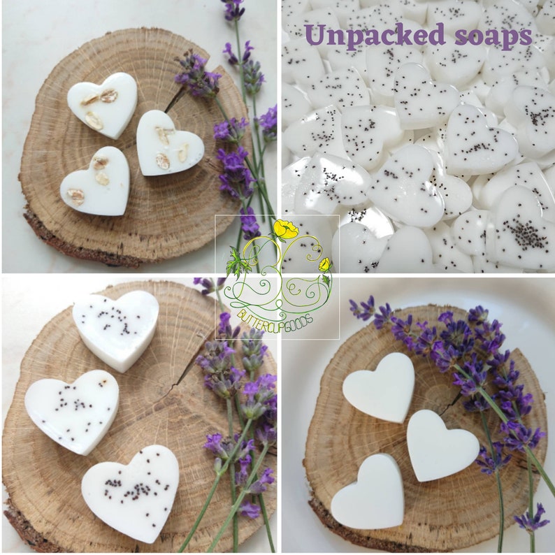 50pcs mini lavender fragrance soap, White heart soap wedding/bridal shower favors, Thank you guest gifts, From my shower to yours soap gifts image 9