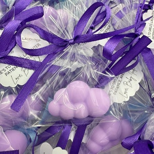 30pcs cloud shape soap favors for baby shower, Boho baby shower souvenirs, Baptism favors for guests, Cloud favors for christening gifts