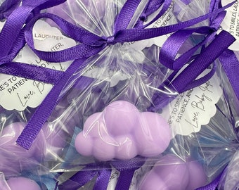 30 piezas de favores de jabón en forma de nube para baby shower, recuerdos de baby shower boho, favores de bautismo para invitados, favores de nube para regalos de bautizo