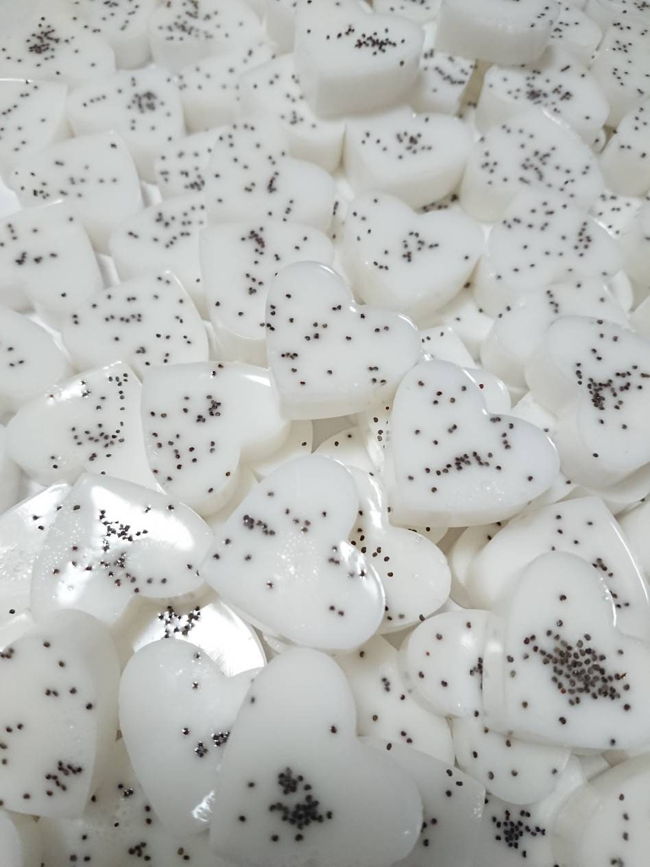 50pcs Mini Lavender Fragrance Soap White Heart Soap Etsy UK