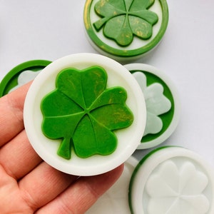 10pcs shamrock soap favors, Lucky one favors, St. Patrick's day favors, Irish wedding guest favors, Four leaf clover favors, Good luck gifts