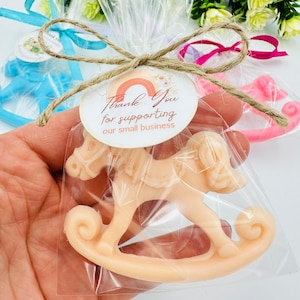 Bomboniere per sapone cavallo a dondolo da 30 pezzi Bomboniere per gli ospiti del battesimo Bomboniere per la prima comunione Bomboniere per battesimo Regali sfusi per la comunione del bambino ospiti presenti