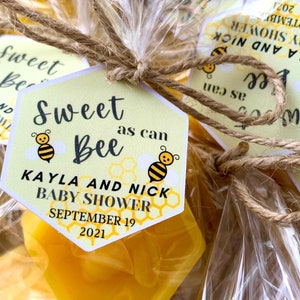 130pcs Mommy bee favors, Pair of honey soaps, Bee combs soap favors, Bee theme party favors, Country wedding guest favors, Beekeeper gifts