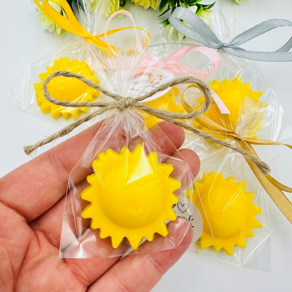 10pcs sun soap favors, Sunshine baby shower favors, Summer party favors for baby first travel around the sun favors, Happy sun soap favors