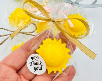 12pcs sun soap favors, Sunshine baby shower favors, Summer party favors for baby first travel around the sun favors, Happy sun soap favors