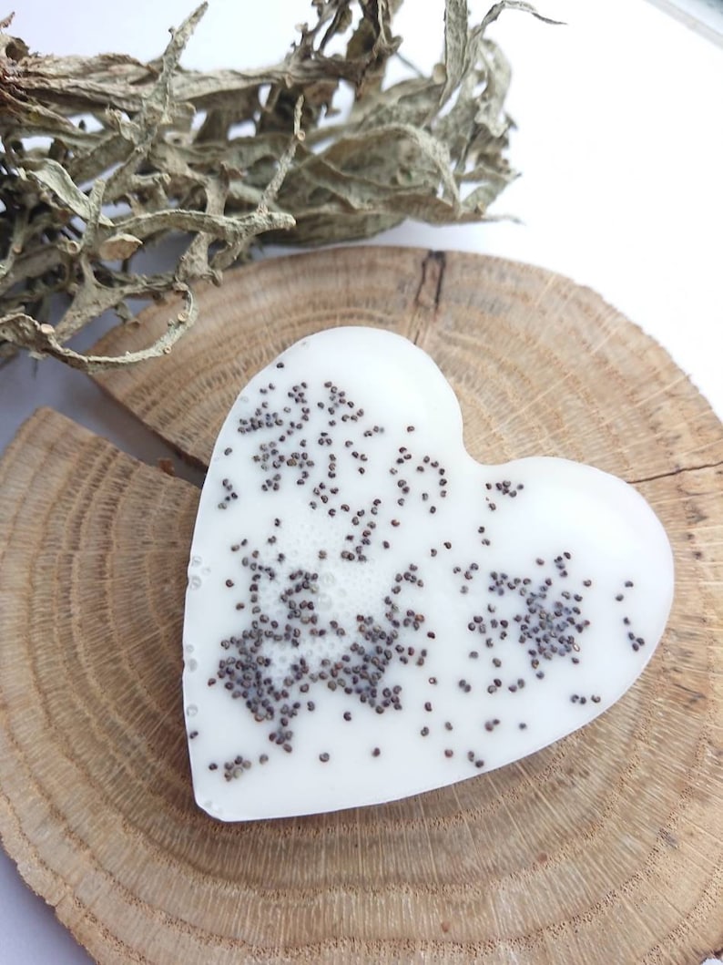 60pcs Big Heart Shape Soap Favors White Heart Wedding Guest Etsy