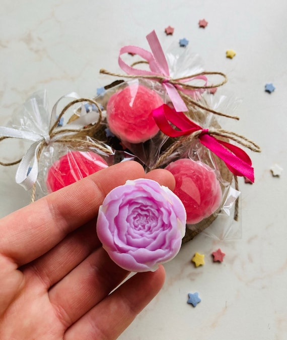 10pcs Mini Flower Bouquet Soap Rose Dried Flower Valentine'S Day