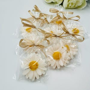 80 pezzi di saponette a forma di margherita, bomboniere floreali per baby shower, saponi a forma di gerbera, regali per invitati a matrimoni estivi, bomboniere floreali per baby shower