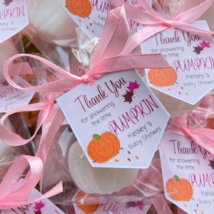 50pcs pumpkin soap favors, Fall wedding gut gifts, Halloween favors, Little pumpkin baby shower soap favors, Thanksgiving table soap favors Packed + flag tag